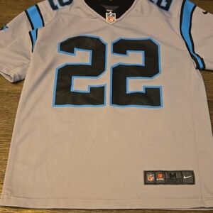 Nike Gray and Blue Kids Jersey